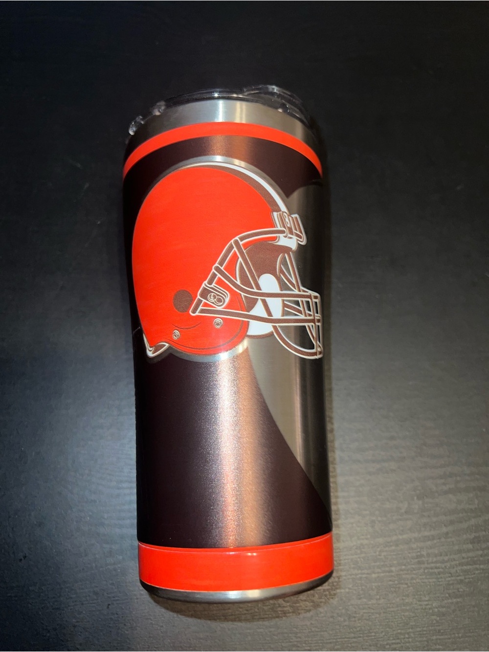 NFL Cleveland Browns Travel Tumbler - Brown & Orange